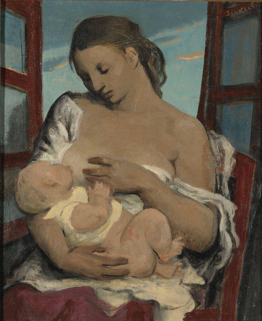 Jean Souverbie (French, 1891-1981), Mother and child